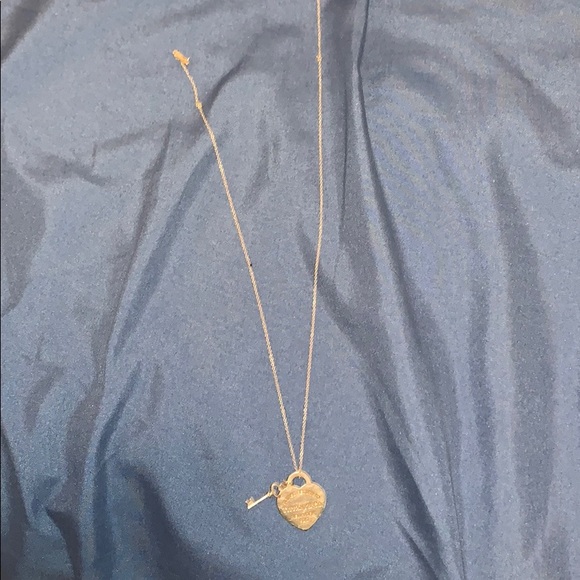 Key and heart TIFFANY NECKLACE - Picture 1 of 4